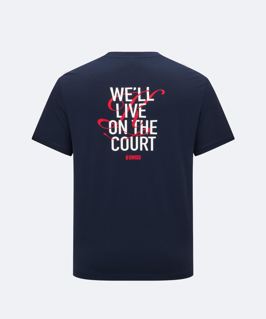 K-SWISS Men'S Silky Tech Graphic Short Sleeve T-Shirt_1Kstsfu002Na