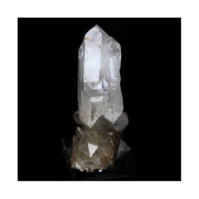 Pierres et Minéraux. Quartz à Ame (faden quartz). 206.5 ct. Plan du Lac, Oisans, Savoie, France.