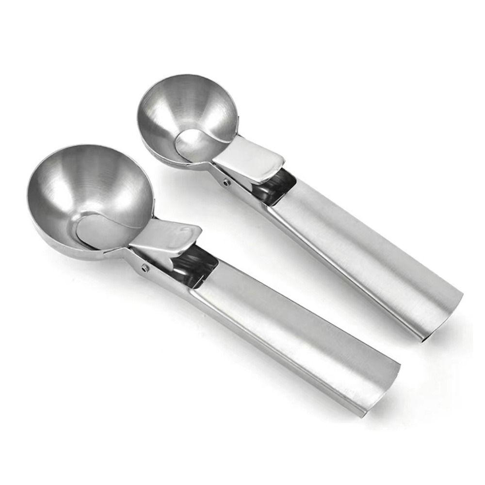 Stainless Steel Ice Cream Scoop Dual-Purpose Design Multifunctional Scoop Fruit Scoop Kitchen Use
