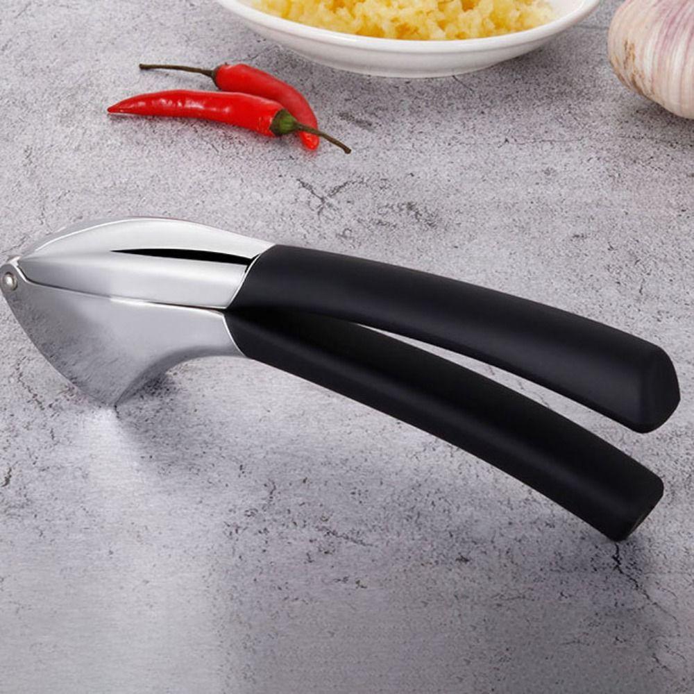 Stainless Steel Garlic Press Manual Garlic Mincer Household Garlic Squeezer  Cooking