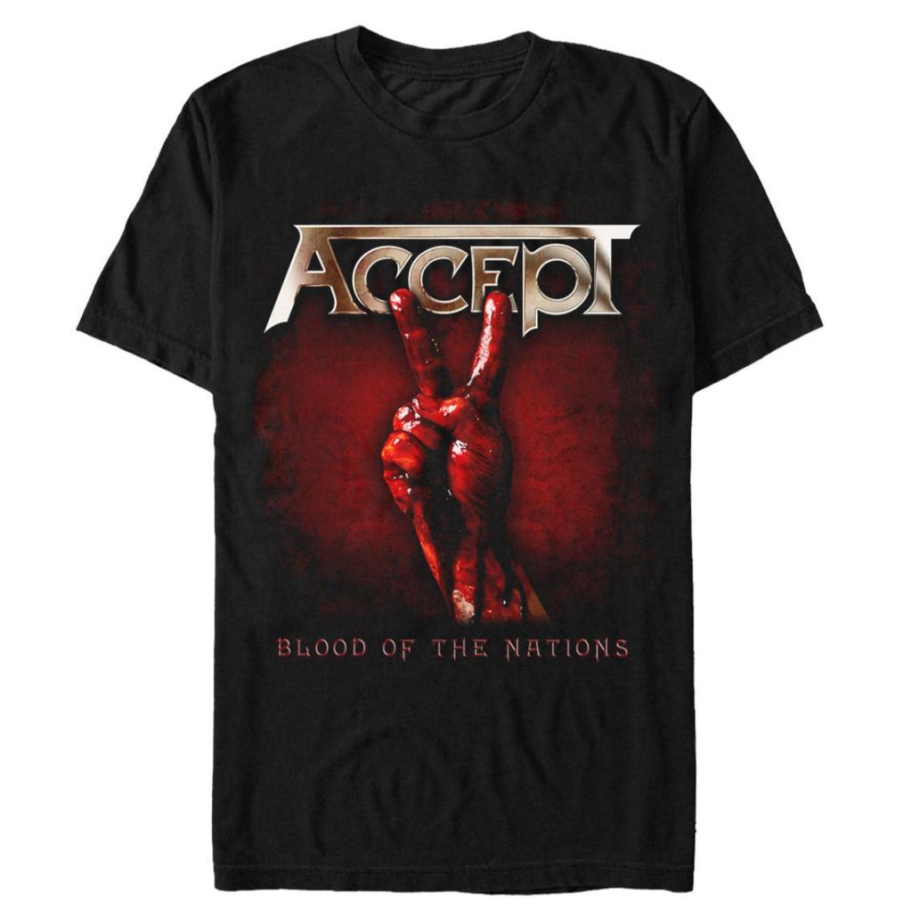 Hot Accept Cotton Band Shirt Unisex Summer Short Sleeve Fashion Brand Tee Luxury Casual Vintage