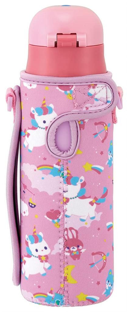 Бутылка для воды из нержавеющей стали Skater Direct Drinking 470 мл с крышкой Unicorn Girl KSDC4