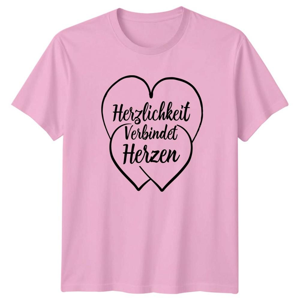 Herzlichkeit Verbindet Herzen TShirt GerUnisex Sayings Kindness Gift For Him Her