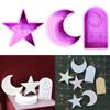 Star Moon Shaped Silicone Candle Molds for Candle Home Decoration Arched Door Silicone Candle Molds for Epoxy Resin