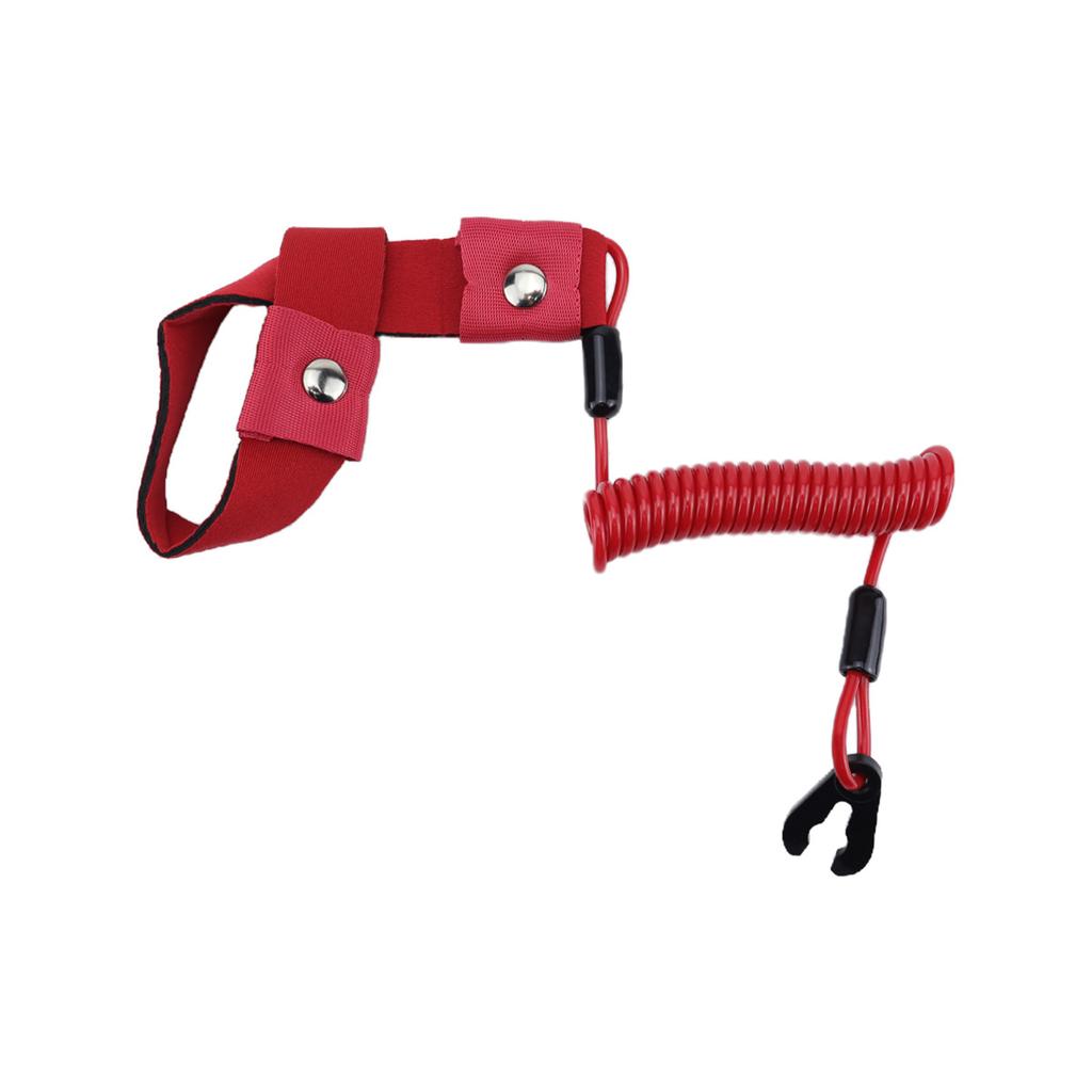 Marine Outboard Engine Boat Motor Safety Lanyard Emergency Stop Switch Key Rope Quick Release For Motorboats Waterproof