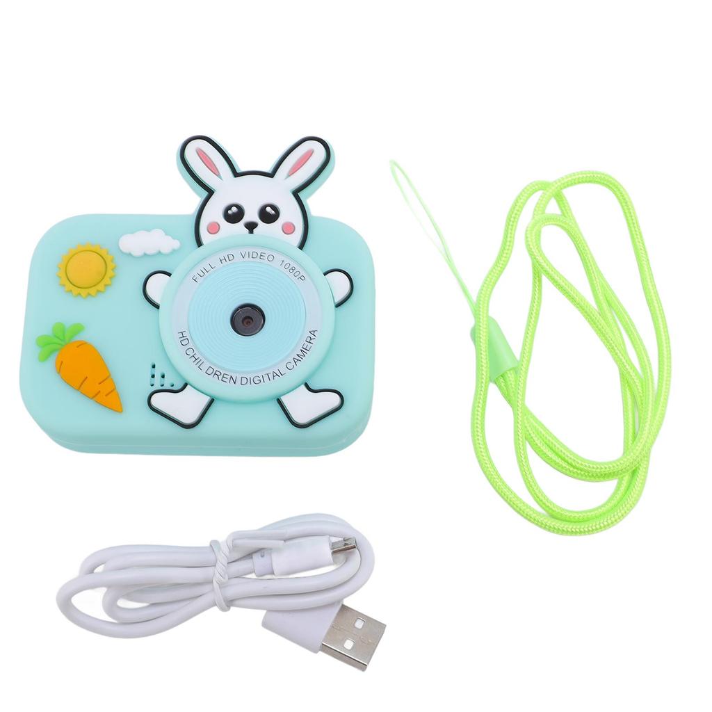 Small Digital Camera Auto Focus 2.0 Inch Anti Blue Light Screen 1080P Portable Digital Camera with Music Games for Life