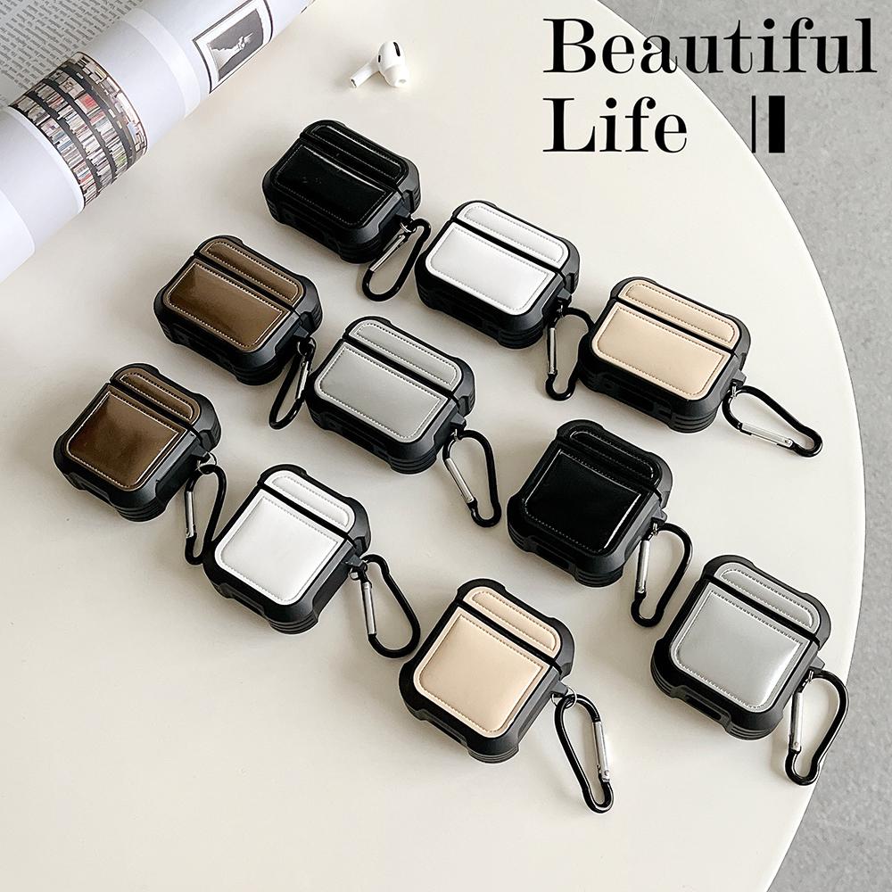 Для AirPods Pro 2/Pro Дизайн пуховика Чехол из ТПУ Защитный чехол для беспроводных наушников с защитной пряжкой от потери