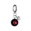 Goth Keychain Horror Eyeball Bag Halloween Accessories Gothic Heart Keychain Key Ring Funny Decor Cool Purse For Men Women