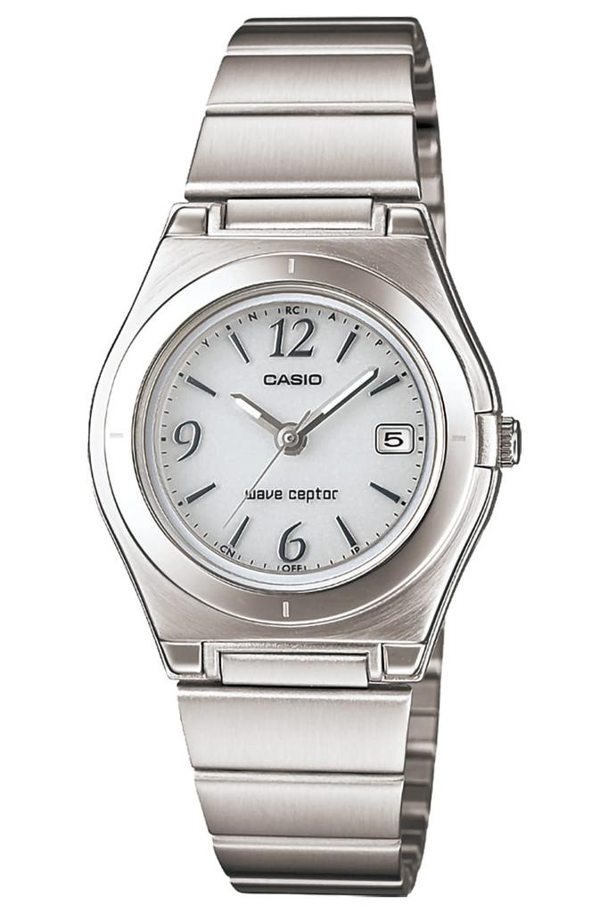 Часы Casio Wave Ceptor (Официальный японский продукт) Женские белые радиоуправляемые солнечные часы LWQ-10DJ-7A1JF