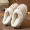 Fleece Thickened Thermal Cotton Slippers 2025 New Winter Cotton Shoes Home Indoor Soft-soled Plush Slippers