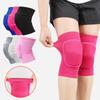 2pcs/set Sports Compression Knee Pads Elastic Knee Protector Thickened Sponge Knees Brace Support For Dancing Workout Training