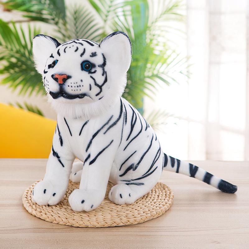 Милая плюшевая игрушка-симулятор тигра, большая кукла сибирского тигра, детская декоративная подушка, кукла в зоопарке, подарок