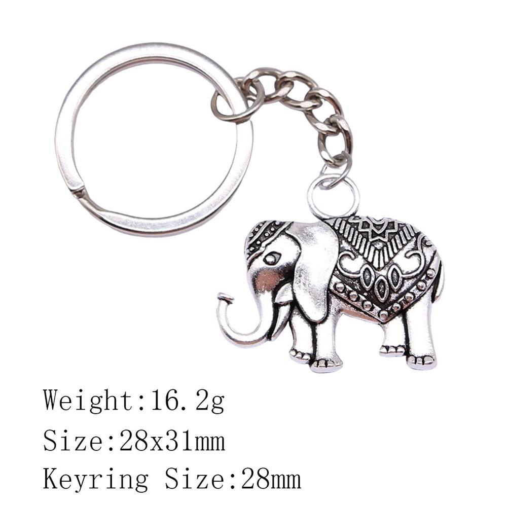 Wedding Anniversary Men Keychain Elephant Key Ring Women's Clothing Chains For Boys