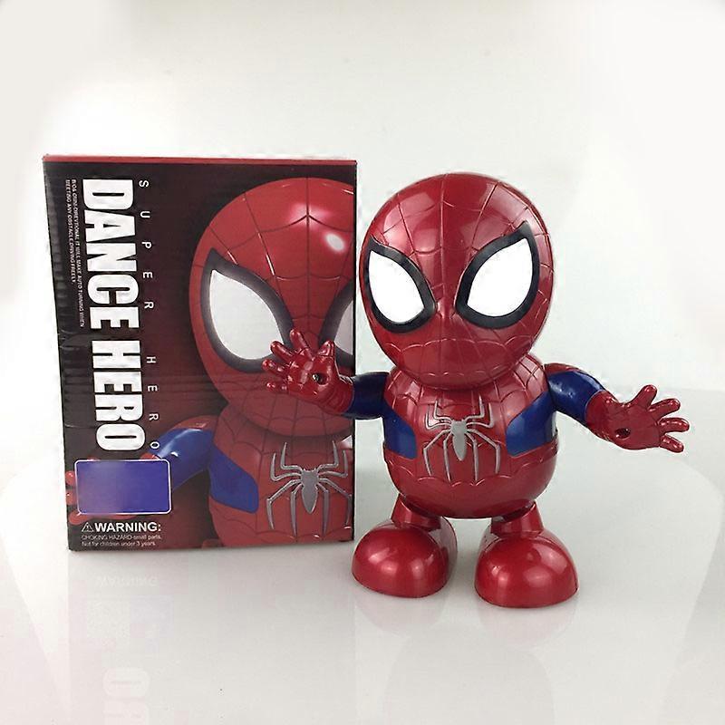 Dancing Super Hero Toy Action Figure Man Robot Toys with Lights Music Interactive Educational Gift For Kids