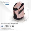 Richell Pet Backpack Carrier, Pink