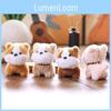 Mini Dog Plush Keychain Super Soft Stuffed Animal Backpack Decor Gift For Teens