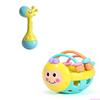 Bee Soft Teether & Hand Rattle Toy for Babies 0-1 Year | Early Education Puzzle & Hand Grip Ball