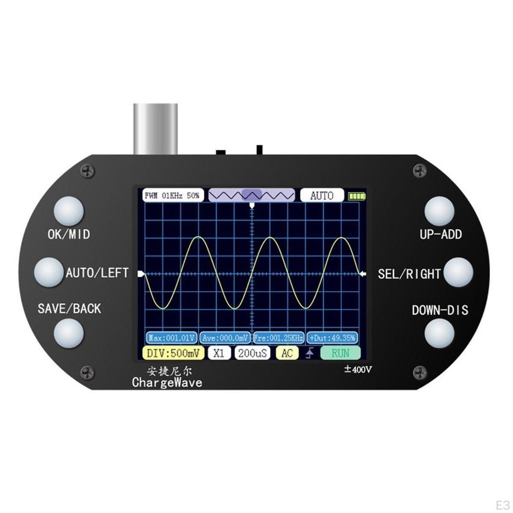 Цифровой осциллограф 2,5 МГц для тестирования электронных компонентов и проектов «сделай сам»