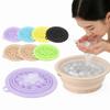 Portable Silicone Ice Bath Washbasin Foldable Improved Blood Circulation Ice Washbowl Relief Stress Face Dipping Bowl Travel