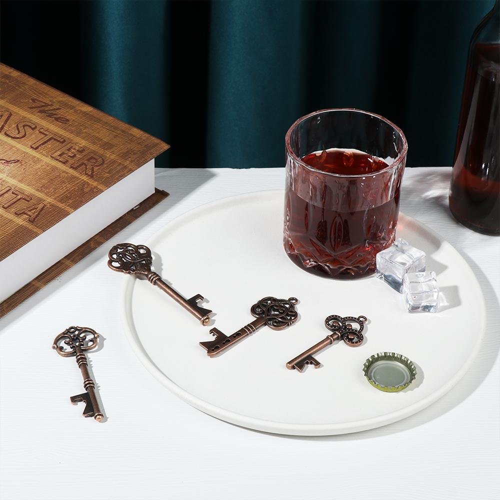Festival Souvenir Gift Vintage Wine Keychain Souvenir Wedding Decor Key Bottle Opener Beer Opener