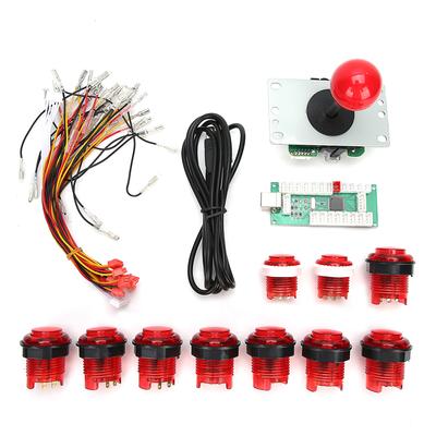 DIY Game Rocker Set DIY Game Joystick Kit Аксессуар для файтингов Свет для Windows XP Win7