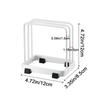 Black/White Vertical Finishing Storage Drain Tray Stainless Steels Dish Drying Shelf  for Kitchen