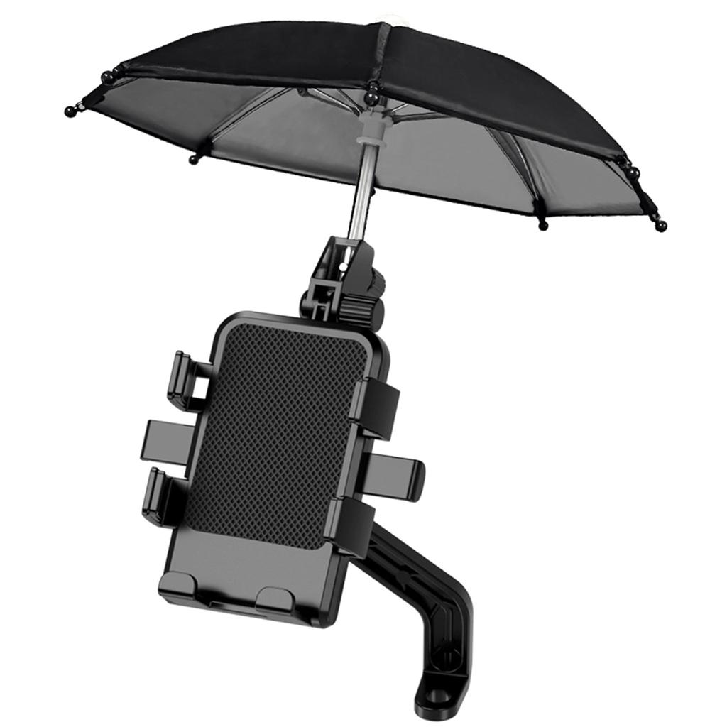 Universal Motorcycles Bicycle Umbrella Holder Waterproof SunshadePhone Navigation Bracket Mini Cycling Stand Accessories