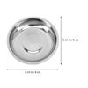 12 Pcs Stainless Steel Plate Prep Bowls for Cooking Food Dipping Small Metal Sauce Cups Kitchen Mixing