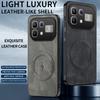 Чехол для Infinix Note 60 Pro Роскошная кожа PU Магнитная защитная задняя крышка Magsafe для телефона Infinix Note60 Pro