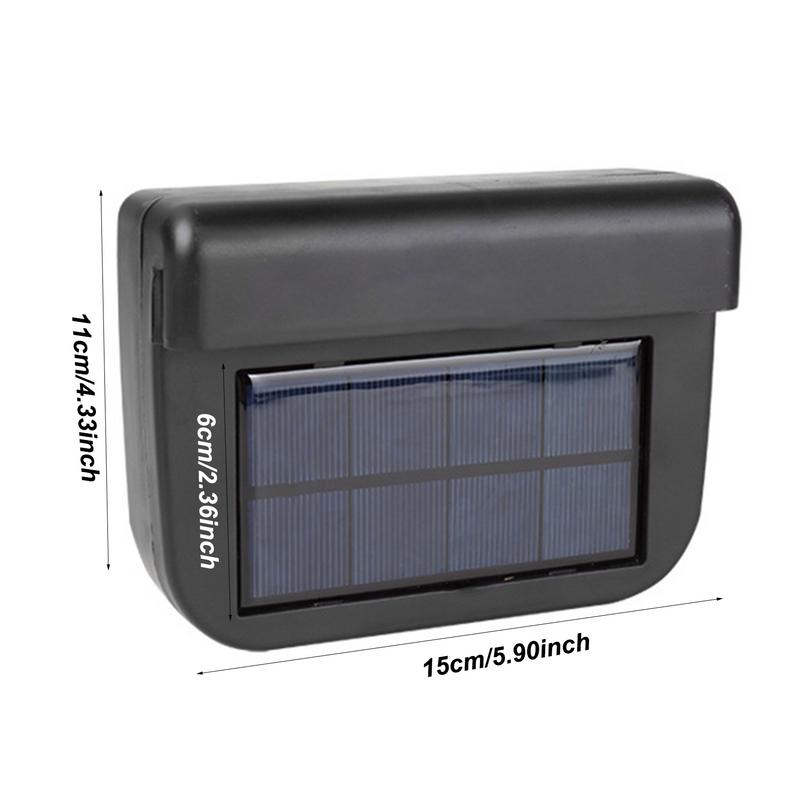 Охладитель на солнечной энергии, быстро вращающийся вентилятор для окна автомобиля, солнечный оконный вентилятор, портативный вентилятор для автомобиля, вентилятор на солнечной энергии для