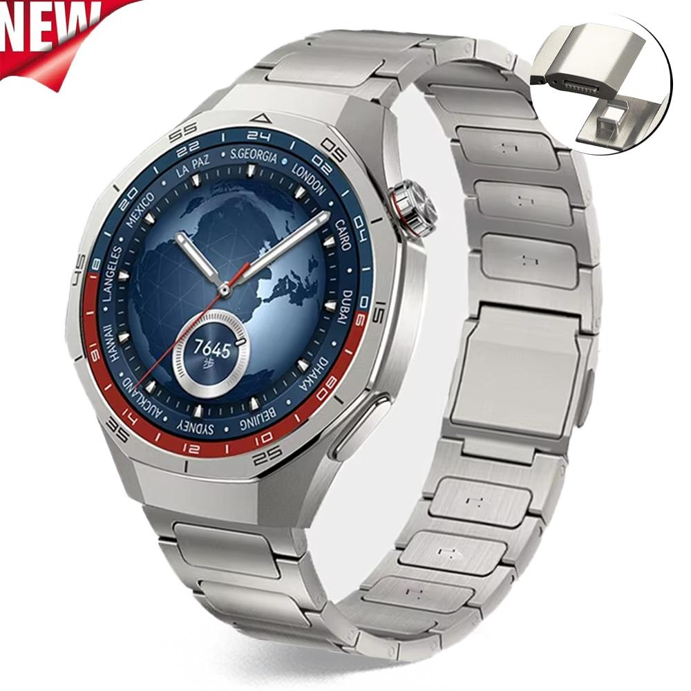 22 мм титановый металлический ремешок для Huawei Watch GT5Pro GT4/3 46 мм Ultimate с магнитной застежкой Браслет для Amazfit Balance GTR 47 мм Ремешок