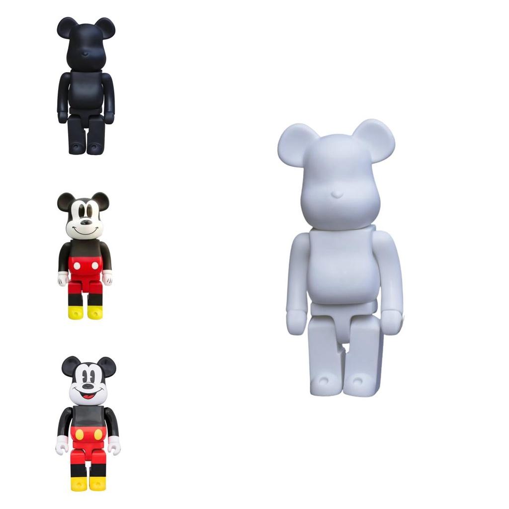Bearbrick 400% Коллекционная фигурка из ПВХ Сорвиголовы Микки Медведь Строительный блок Модная игрушка