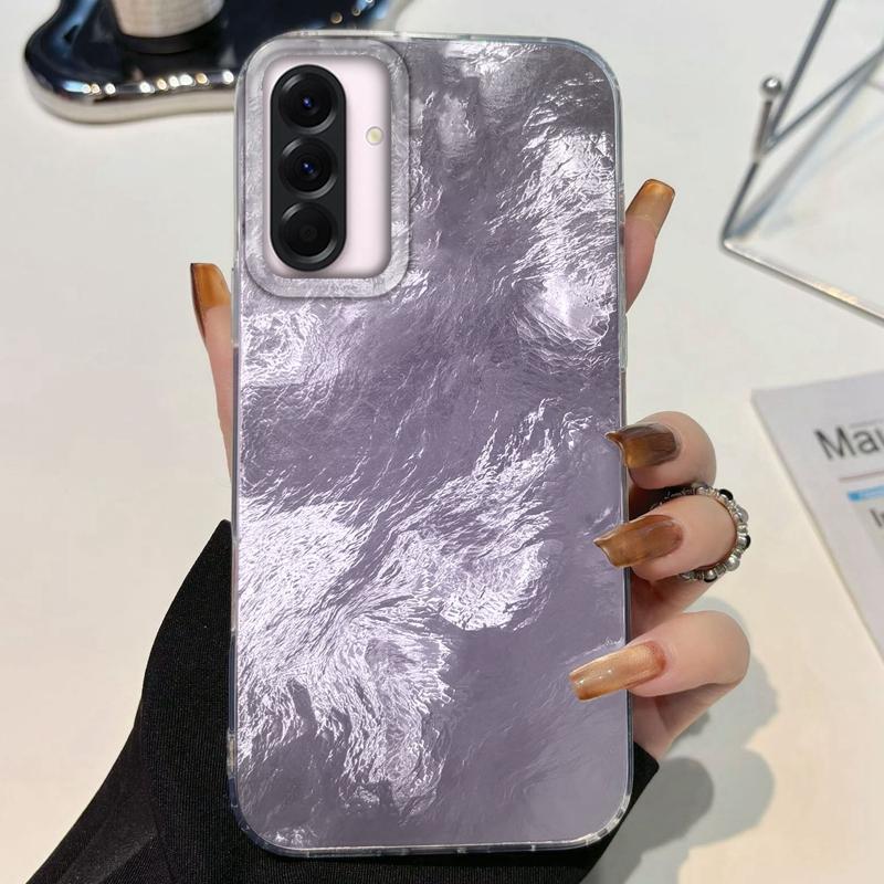 Градиентная Ледяная Текстура Чехол для Девочек для Samsung Galaxy A56 A16 A26 A36 A06 A55 A35 A25 A15 A12 A32 A54 S24 S25 S22 S23 FE Чехол