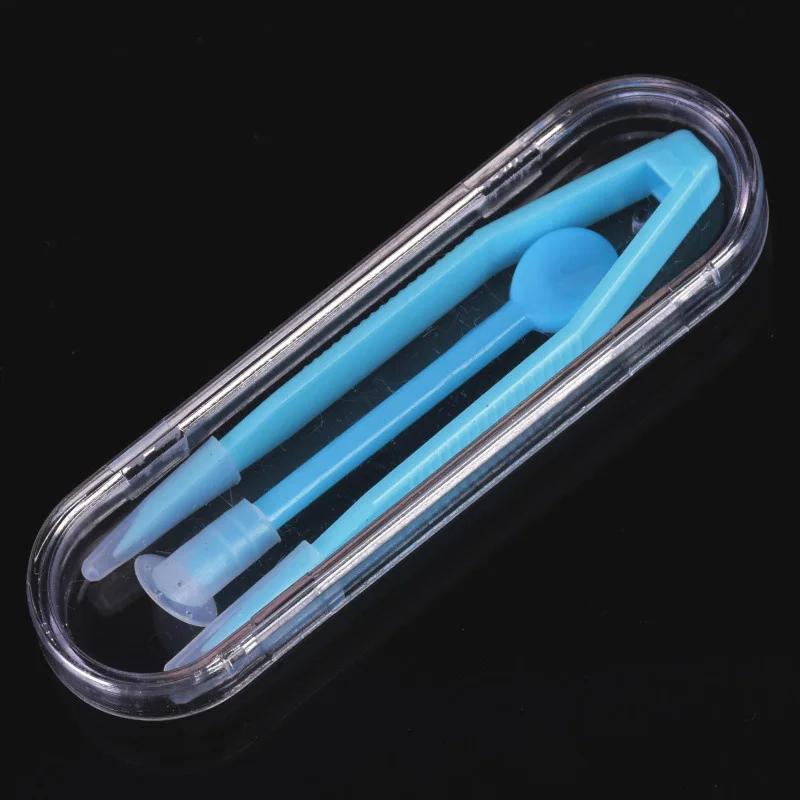 1 Set New Mini Women's Contact Lenses Tweezers Suction Stick for Special Clamps Tool Contact Lens Inserter Remover