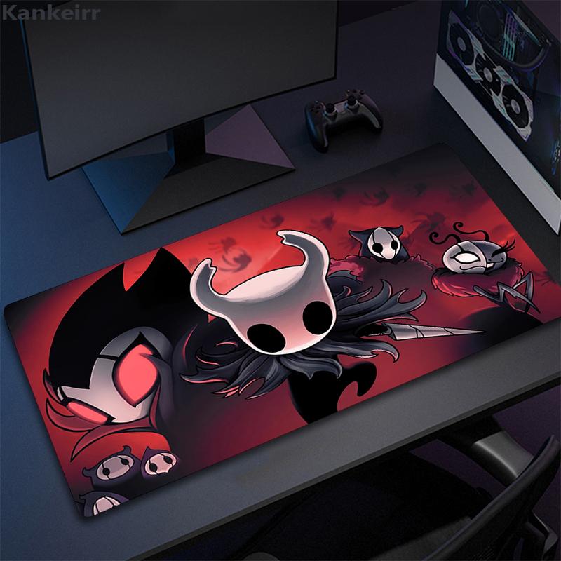 Большой Коврик для Мыши Hollow Knight Коврик для Компьютерного Стола Игровой Коврик для Мыши Коврик для Клавиатуры ПК Расширенный Коврик Ковер для Стола Резиновый Коврик 90X40