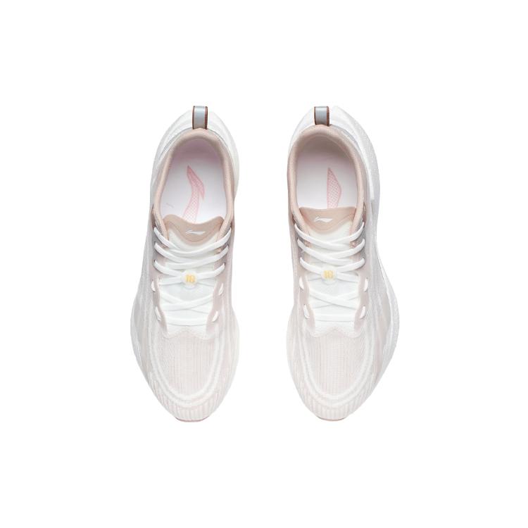 Li Ning Super Light 18 Дышащие Низкие Беговые Кроссовки Женские Бежевые ARMR008-13