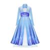 Kids Princess Costume Girls Elsa Anna Dress Carnival Cosplay Snow White Aurora Moana Rapunzel Mermaid Belle Party Outfits