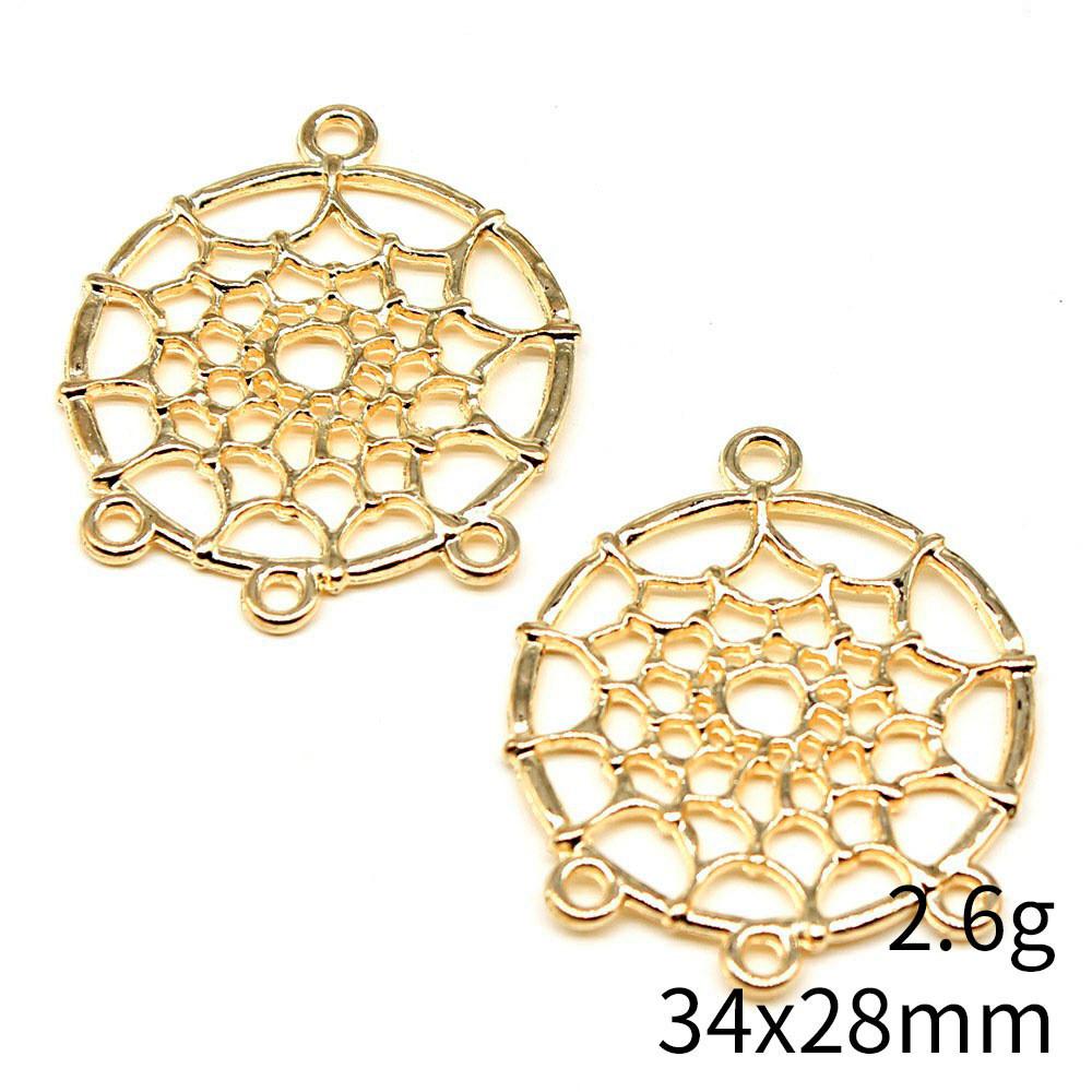NewArrivals Jewelry Findings Angel Dream Catcher Earring Connector Accessories Parts Women's Bag Accessories For Women