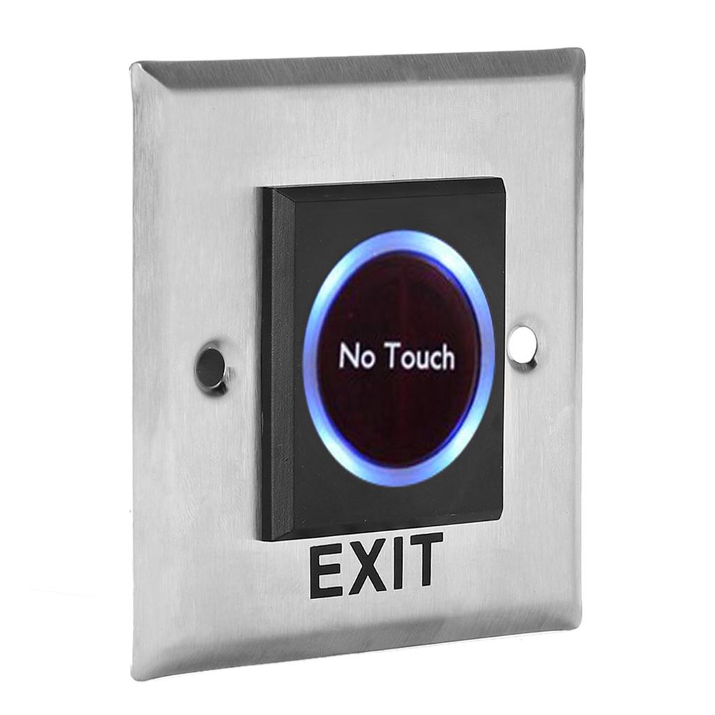 Infrared Sensor Switch Contactless No Touch Door Exit Button with Backlight for Access Control