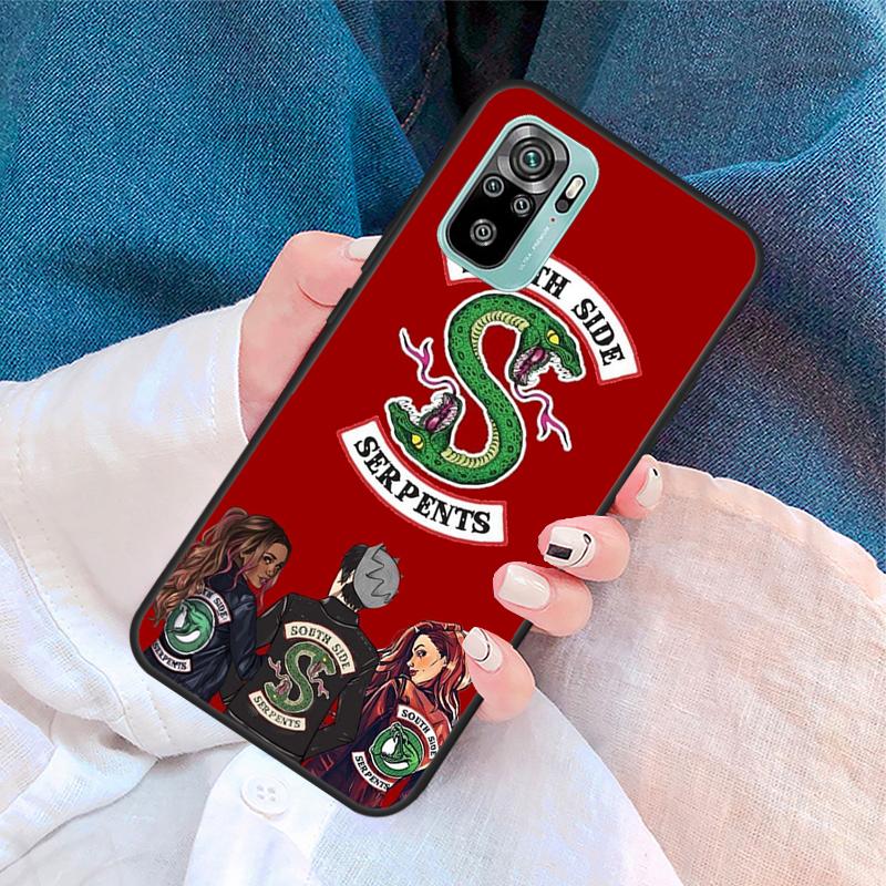 Riverdale South Side Serpents Case For Xiaomi Redmi Note 11 10 9 8 12 Pro Plus 9S 10S 11S 12S Cover For Redmi 12C 10 9 C