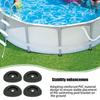 4pcs Pool Base Support Robusts Pool Legs Quick Setups Maintenance Corrosion Resistant Suitable For Enhancing Stability