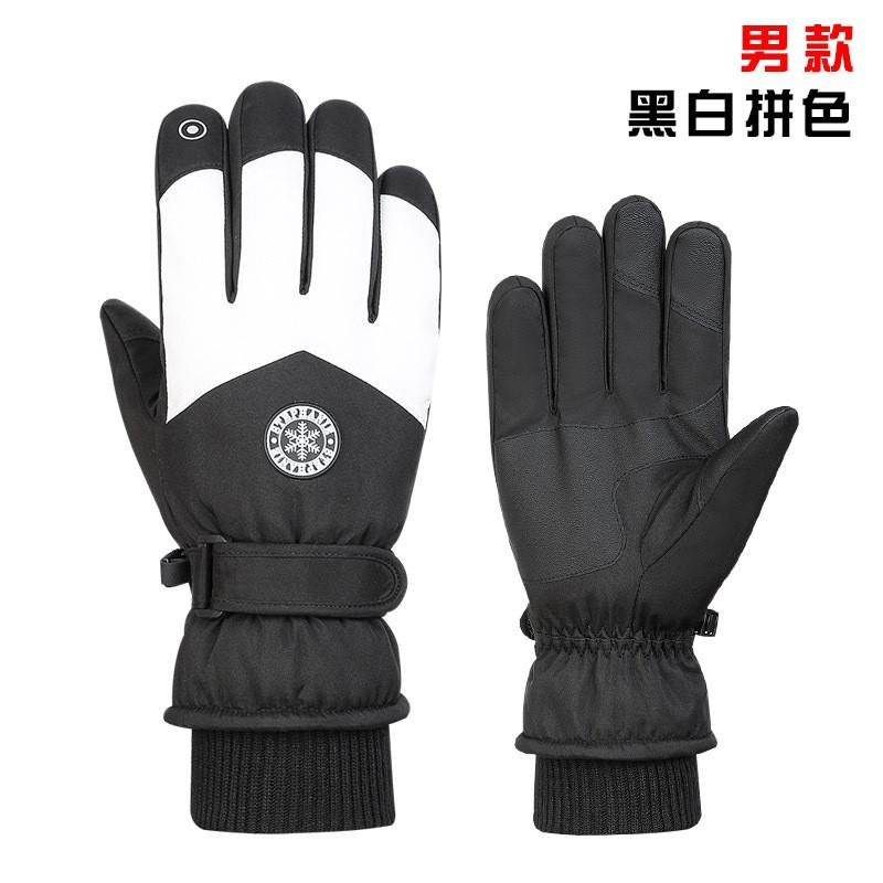 Winter Touchscreen Ski Gloves Women Waterproof Windproof Warm Fleece Lined Outdoor Cycling Hiking Mittens