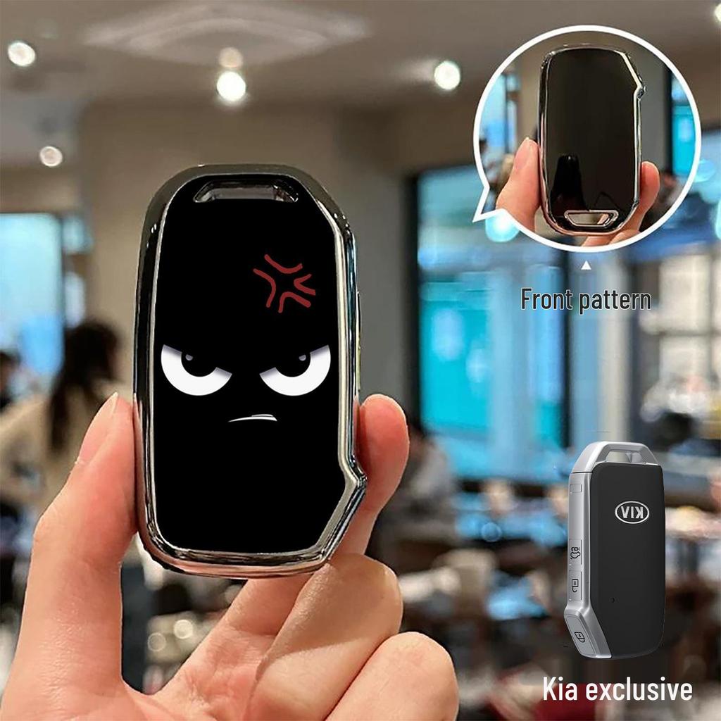 Чехол для ключа Kia: Подходит для K5, K3, K4, Sportage, KX3, Sorento, KX5, Niro с пакетом Kaizen и оболочкой с перекрестной пряжкой