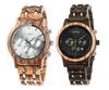 BOBO BIRD Pair Watch Wooden Watch with Gift Box Analog Japanese Quartz Chronograph Lightweight Date Display Stopwatch Couple P19 P18 Men's Women's
