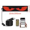 Car Devil Eyes Light Led Soft Screen DIY Colorful Car Windshield Dynamic LED Smart Phone App Control Flexible Matrix Screen