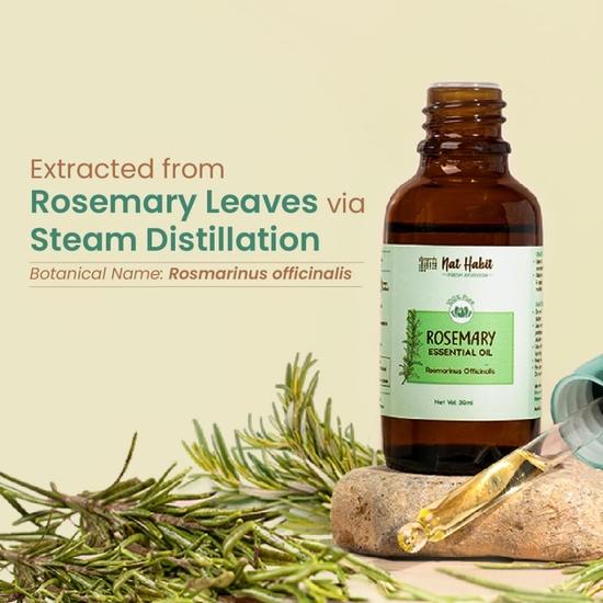 Nat Habit Rosemary Essential Oil - 15ml