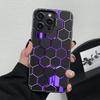 Чехол для телефона с сотовым рисунком, подходит для iPhone 17 16 15 14 13 12 11 Pro/Max/Plus, противоударная задняя крышка