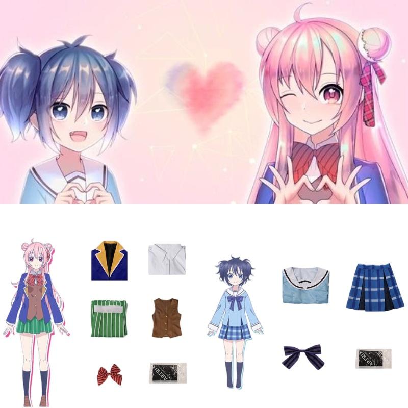 Потрясающий косплей-наряд Мацузаки Сато из Happy Sugar Life, идеально подходящий для поклонников аниме