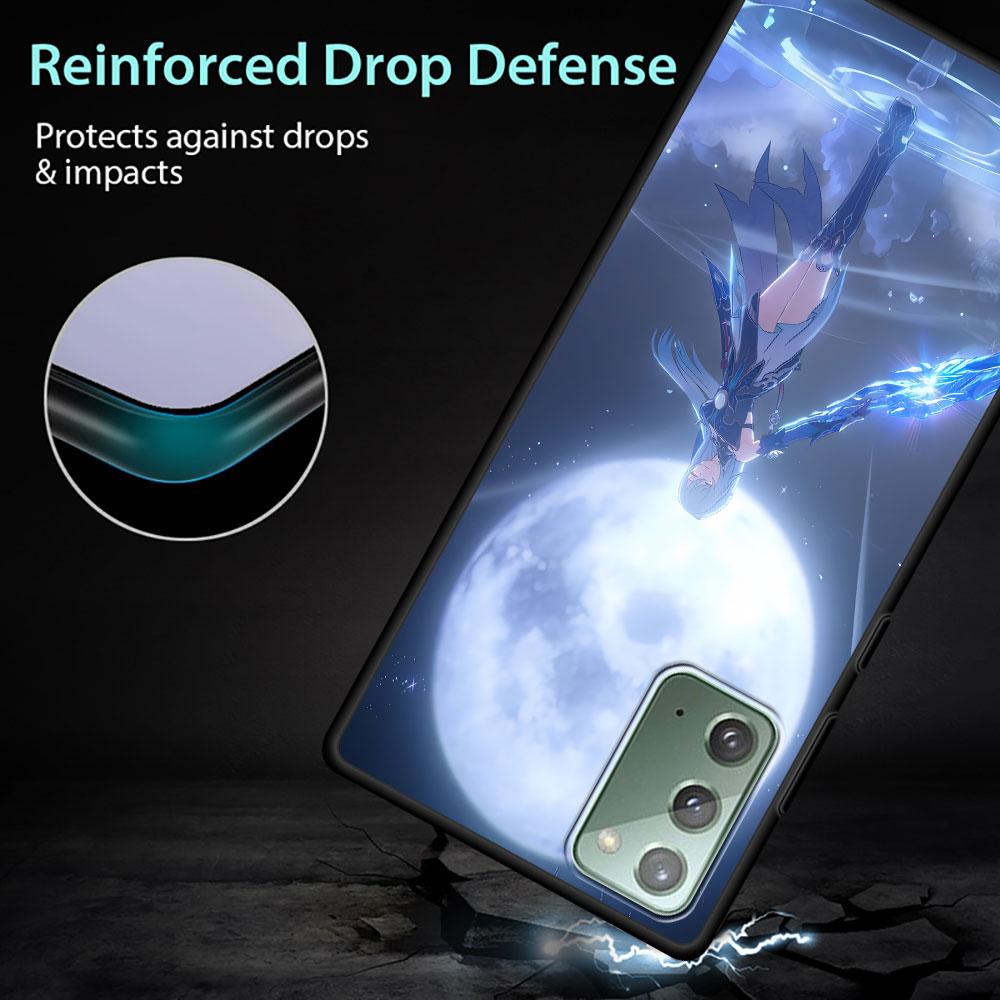 Чехол Jing Liu Honkai Star Rail для Samsung Galaxy Note 10 Plus 20 Ultra 9 8, чехол из ТПУ для телефона, черный мягкий корпус, Funda Capa