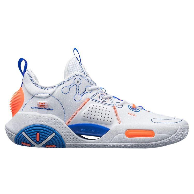 Li-Ning Wade All City 9 V1.5 The Big Apple мужские кроссовки белые стандартно-белые кристально-голубые ABAR077-5